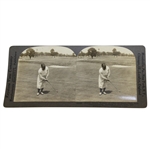 Bobby Jones Keystone View Company Putting with Calamity Jane Putter Stereograph Card