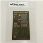 1998 Grand Slam Ventures The Masters Collection Golf Foil Green Binder Set with Tiger Slabbed Card
