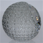 Augusta National Golf Club Tiffany and Co. Undated Crystal Golf Ball in Original Tiffany Box