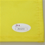 Jordan Spieth Signed 2015 Masters Embroidered Flag - FULL Signature JSA #Z63272