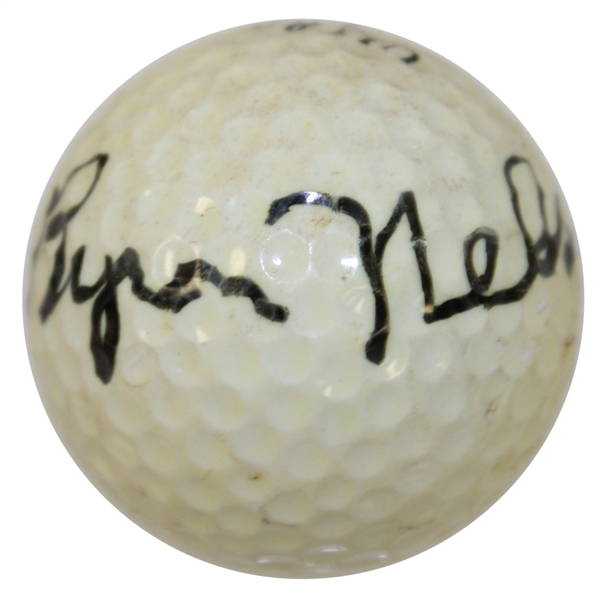 Byron Nelson Signed Ultra Logo Golf Ball JSA ALOA
