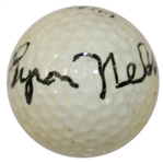 Byron Nelson Signed Ultra Logo Golf Ball JSA ALOA