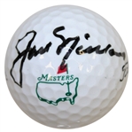 Jack Nicklaus Signed Masters Logo Golf Ball JSA ALOA