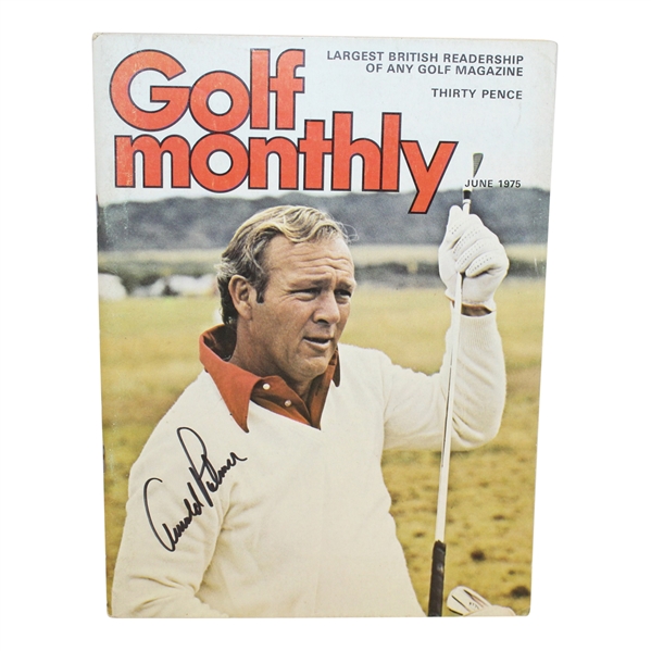 Arnold Palmer Signed June 1975 Golf Monthly Magazine JSA #Q49290
