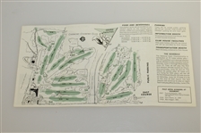 1962 US Open at Oakmont CC Program, Spectator Guide, & Scorecard