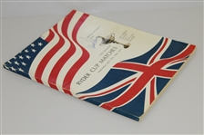 Arnold Palmer Signed 1971 Ryder Cup at Old Warson CC Program JSA ALOA