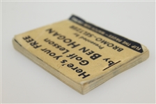 1950's Ben Hogan 'Here's Your Free Golf Lesson' Magic-Eye Movie Flip Book