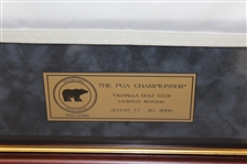 Jack Nicklaus Signed Ltd Ed. 2000 PGA Championship Valhalla Flag - Framed Nicklaus COA