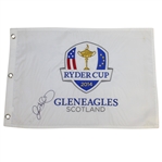 Rory McIlroy Signed 2014 Ryder Cup at Gleneagles Embroidered Flag PSA/DNA #AE00471