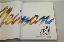 Leroy Neiman Signed 'Big Time Golf' Book JSA ALOA
