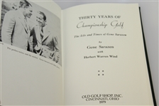 1979 Memorial Tournament Ltd Ed 'Life & Times of Gene Sarazen' Book #14/260