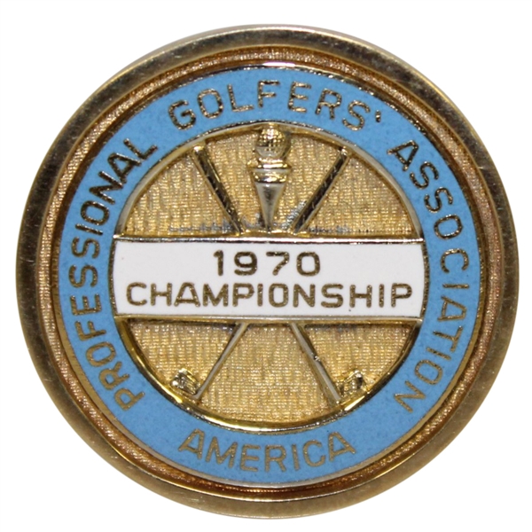 1970 PGA Championship Enameled 14k Pendant - Nicklaus Win