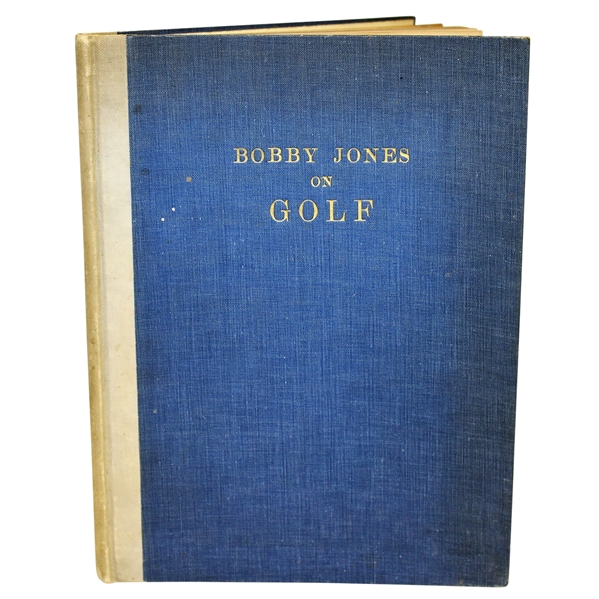 1931 Bobby Jones on Golf Bound Book