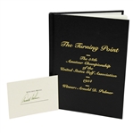 Arnold Palmer 1954 US Amateur Turning Point Book with Signed Unattached Book Plate JSA ALOA