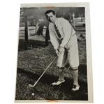 Walter Hagen 1924 Original Press Photo