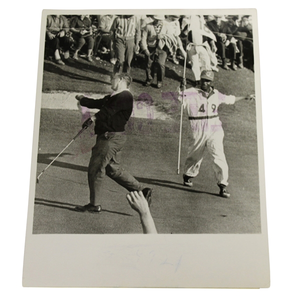 Jack Nicklaus April 7, 1963 Original Masters Tournament Press Photo