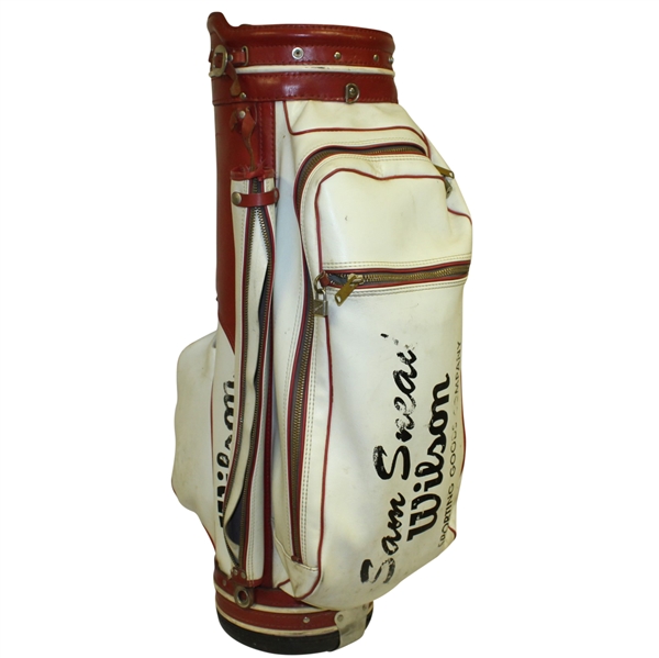 Sam Snead Match Used Wilson Golf Bag - From Snead Family