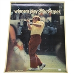 Jack Nicklaus Signed 1973 MacGregor Poster to Pebble Beach JSA #Q49559