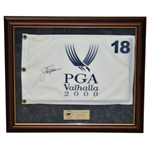 Jack Nicklaus Signed Ltd Ed. 2000 PGA Championship Valhalla Flag - Framed Nicklaus COA