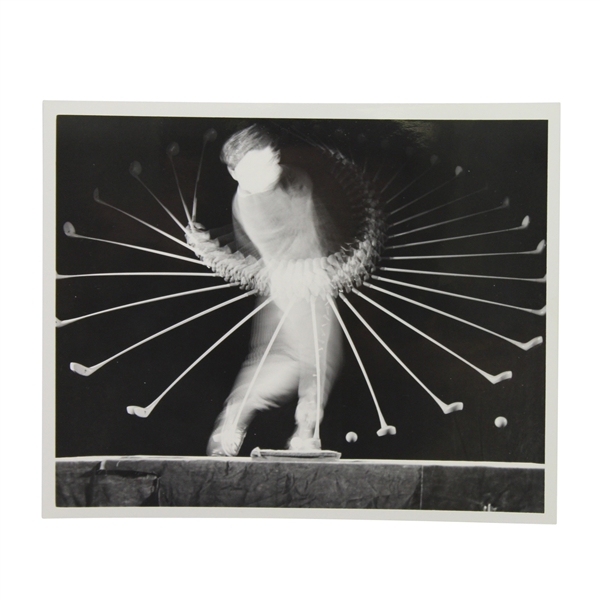 Famous Dr. Edgertons Stop-Action Bobby Jones Swing Photograph