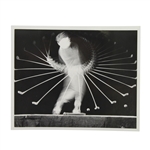 Famous Dr. Edgertons Stop-Action Bobby Jones Swing Photograph