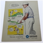 1971 Bob Hope Desert Classic Program - Arnold Palmer Win