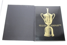 1969 US Open at Champions Club Hardback Program with W.G. Hewitt Engraved