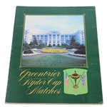 1979 Ryder Cup at The Greenbrier Program