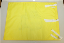 Jordan Spieth & Phil Mickelson Signed 2014 Masters Embroidered Flag JSA ALOA