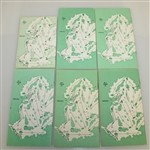 Six Masters Spectator Guides - 1973, 1974, 1976, 1977, 1978, & 1979