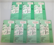Seven Masters Spectator Guides - 1980, 1981, 1982, 1983, 1984, 1985, & 1987
