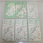 Six Masters Spectator Guides - 1990, 1992, 1993, 1996, 1997, & 1998