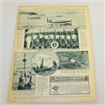 1928 Bobby Jones Walker Cup Mid Week Pictorial on Cover - Cover Only