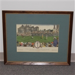 1930 Currier & Ives Robert T. Jones Jr Wins British Open at St. Andrews - Framed