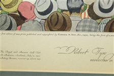 1930 Currier & Ives Robert T. Jones Jr Wins British Open at St. Andrews - Framed