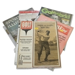 Five Bobby Jones on Cover Magazines - SI, Golf Digest, GolfWorld, Golfing, & Majors of Golf