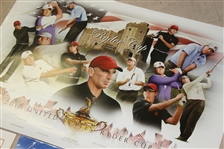 Four Ryder Cup Championship Posters - 1997, 2004, 2010, & 2014 - European Team Wins