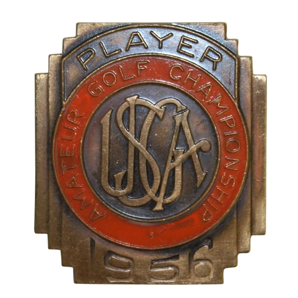 Deane Bemans 1956 US Amateur Championship Contestant Badge
