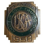 Deane Bemans 1958 US Amateur Championship Contestant Badge