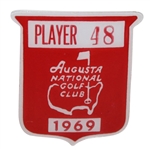 Deane Bemans 1969 Masters Tournament Contestant Badge #48 - George Archer Winner