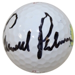 Arnold Palmer Signed Masters Logo Golf Ball JSA ALOA