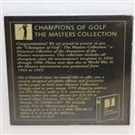 Titleist Complete Masters Collection Card Set 1934-1996 - Unopened