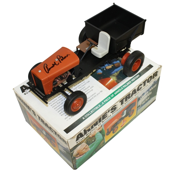 Arnold Palmer Signed Arnies Tractor in Original Box JSA ALOA