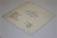 1917 Los Angeles Country Club Invitation Tournament Invite Letter