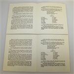 Two 1918 Los Angeles Country Club Exhibition Golf Match Mixed Foursome Programs