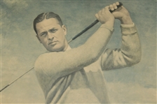 Bobby Jones Signed Ltd Ed Augusta National Member T. Stephens Print to Jack Westland (3x Walker Cupper)FULL JSA #Z69221