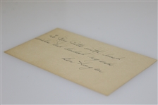 Ben Hogan 1948 Signed/Personalized G.P.C.- Valued Item in this Seldom Seen Format JSA ALOA
