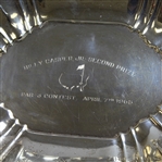 1965 Masters Par 3 Contest Sterling Silver Second Prize Bowl - Billy Casper