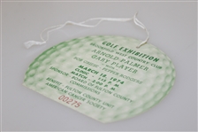 Arnold Palmer & Gary Player 1974 Golf Exhibition at Brookfield West CC Ticket #00275