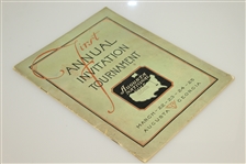 1934 Augusta National Invitation Tournament Program (1st Masters) - Seldom Seen